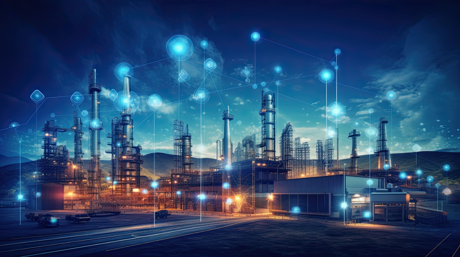 Industrial electronics and motherboard visualization