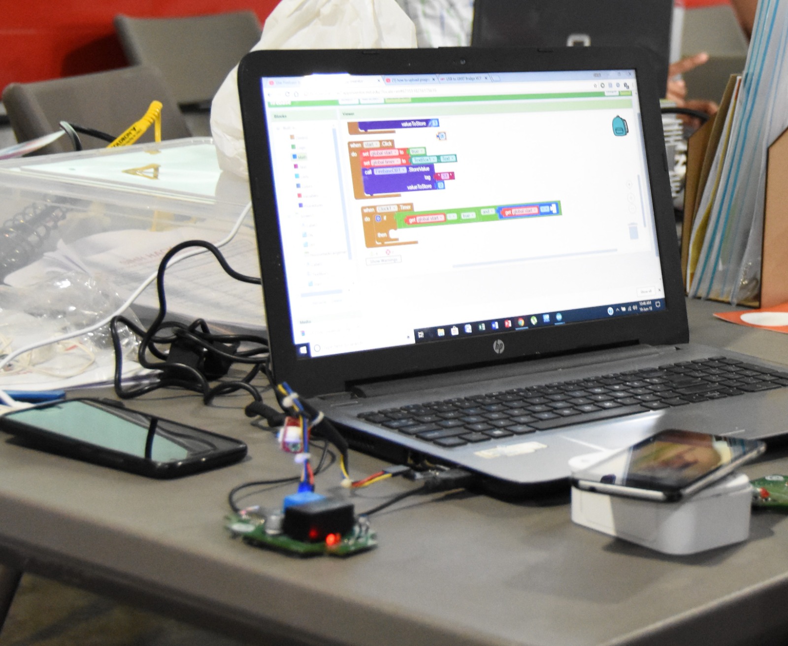 Final stage handling of industrial electronics products